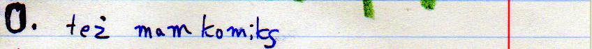  0. te� mam komiks